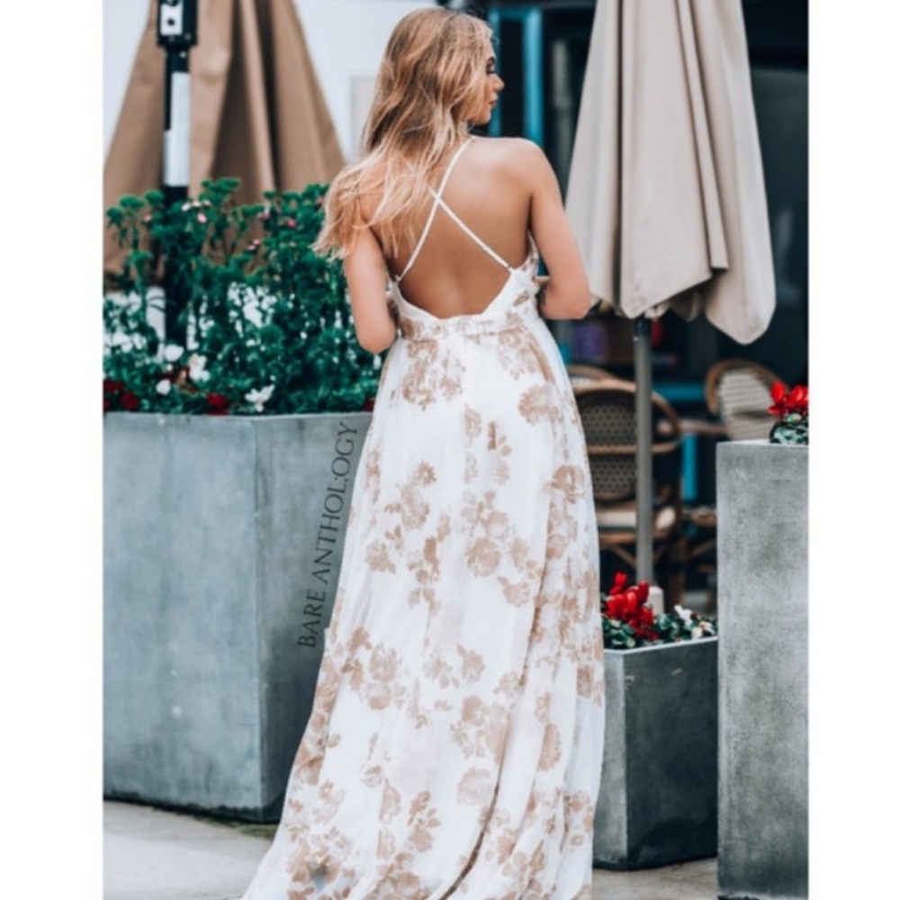 🎉HP!White/Velvet Tulle Maxi - Picture 2 of 5